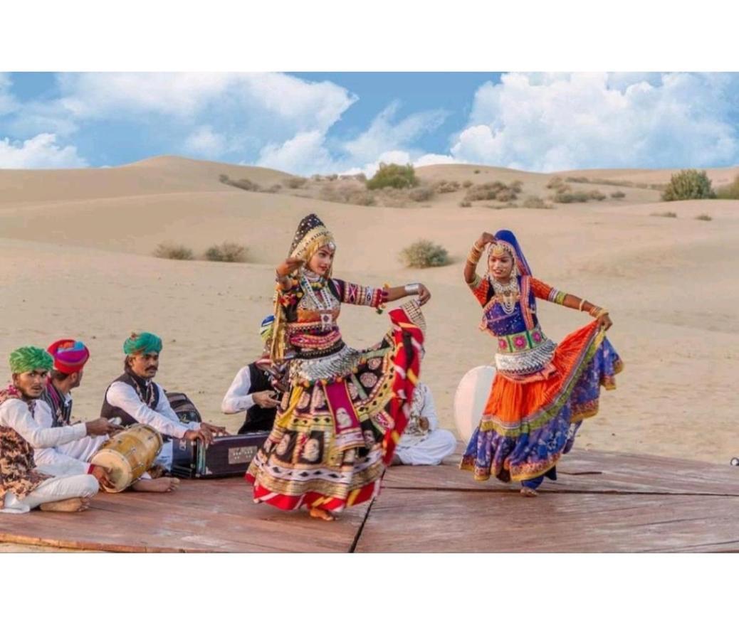 Golden Sandstone Hotel Desert Safari Camp Jaisalmer Exterior photo