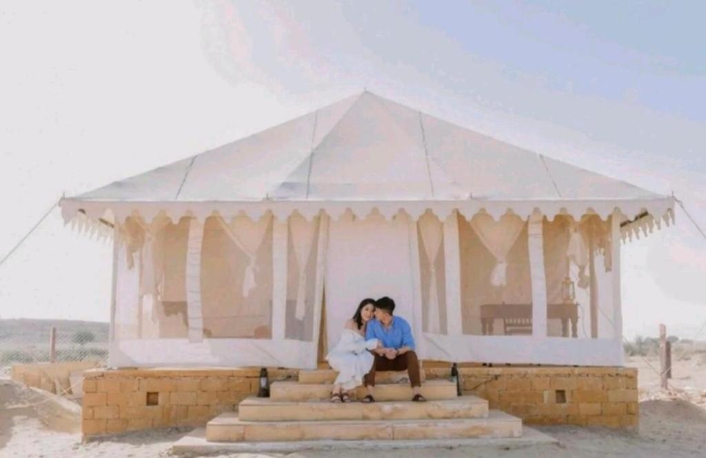 Golden Sandstone Hotel Desert Safari Camp Jaisalmer Exterior photo