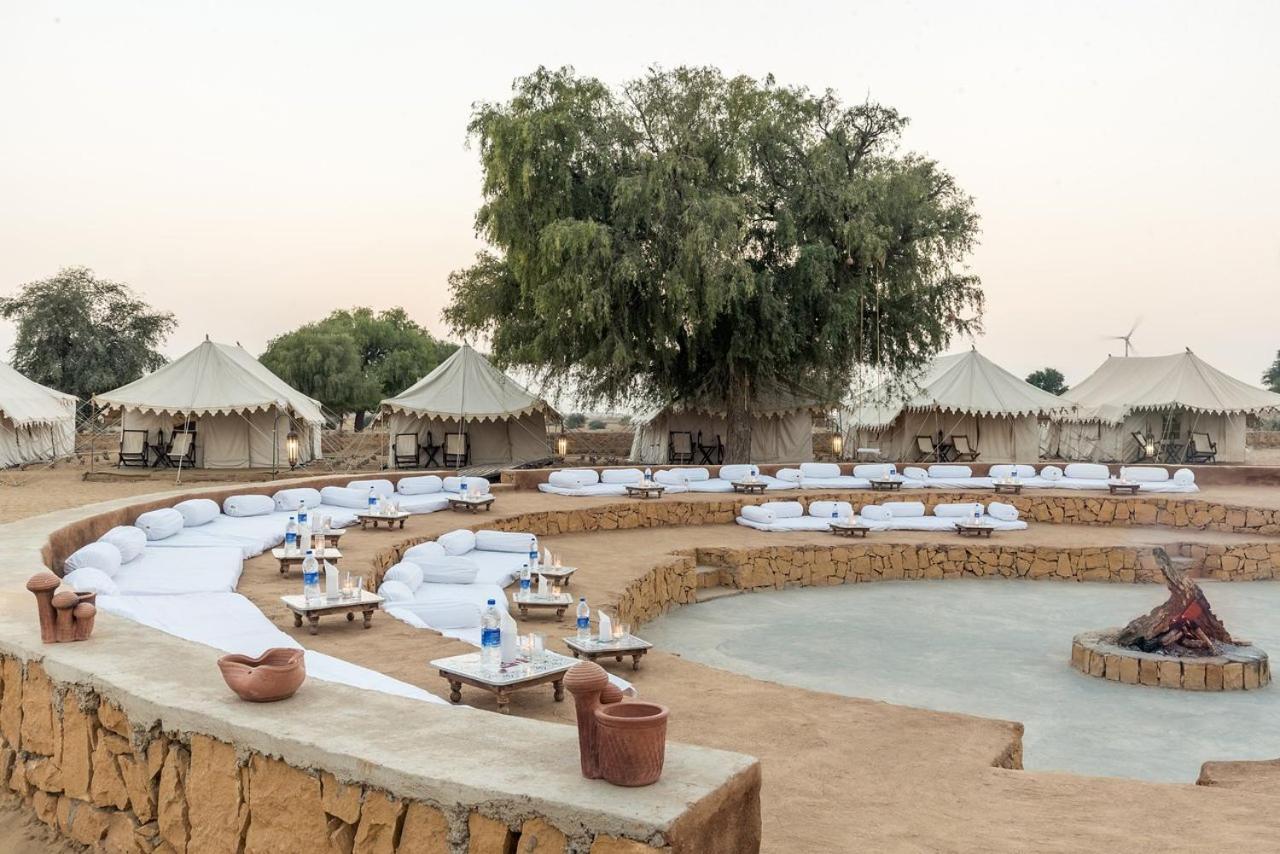 Golden Sandstone Hotel Desert Safari Camp Jaisalmer Exterior photo