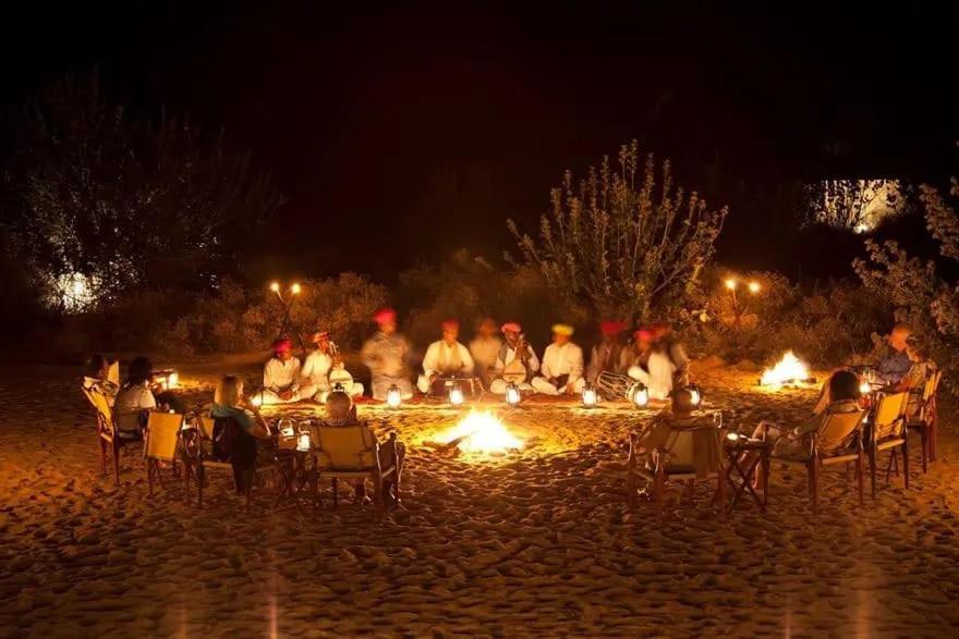 Golden Sandstone Hotel Desert Safari Camp Jaisalmer Exterior photo