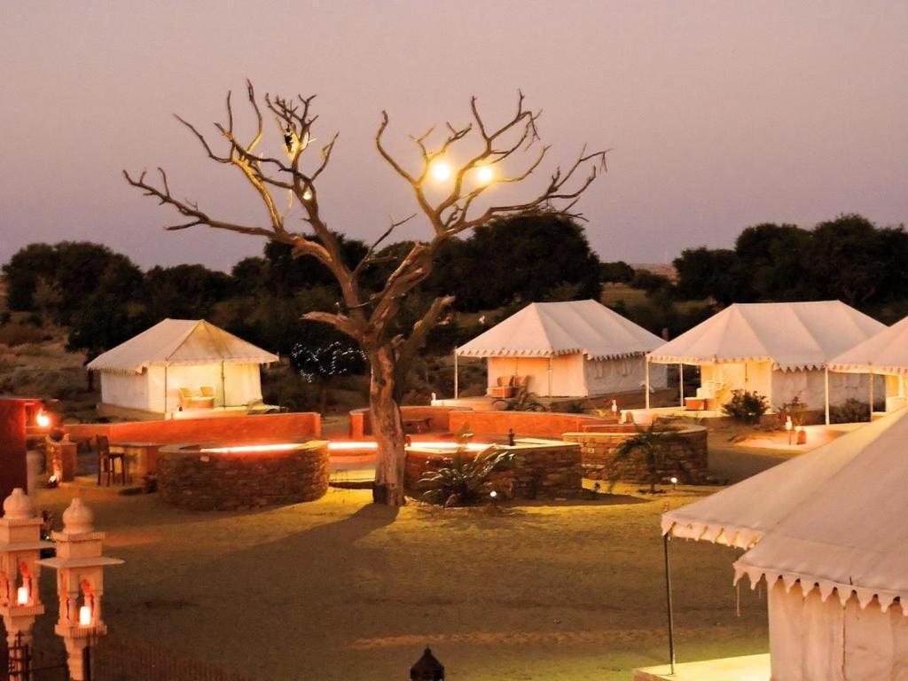 Golden Sandstone Hotel Desert Safari Camp Jaisalmer Exterior photo