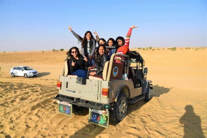 Golden Sandstone Hotel Desert Safari Camp Jaisalmer Exterior photo