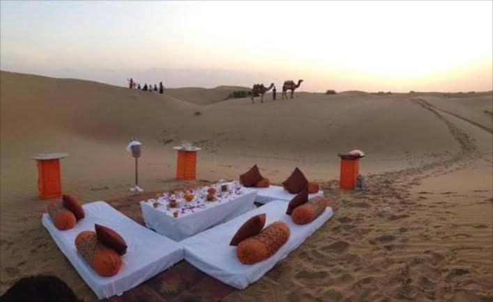 Golden Sandstone Hotel Desert Safari Camp Jaisalmer Exterior photo
