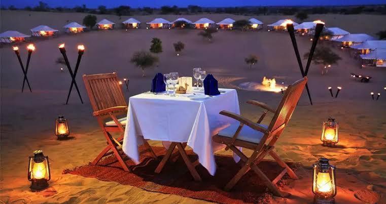 Golden Sandstone Hotel Desert Safari Camp Jaisalmer Exterior photo