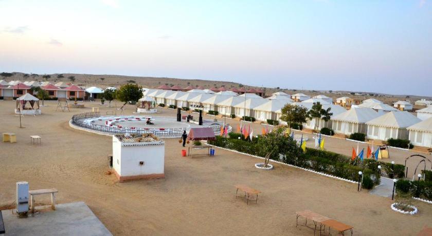 Golden Sandstone Hotel Desert Safari Camp Jaisalmer Exterior photo