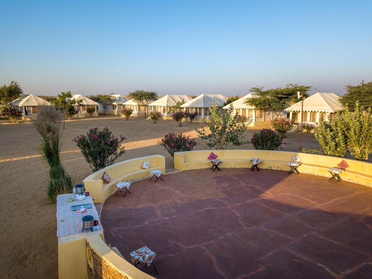 Golden Sandstone Hotel Desert Safari Camp Jaisalmer Exterior photo